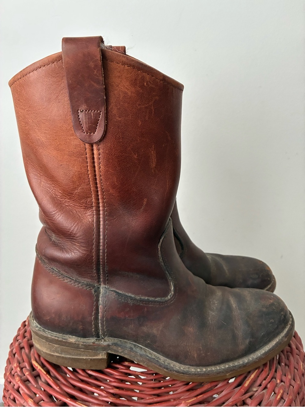 Iron Age Boots Men’s 8 Oil Resistant Steel Toe Leather
